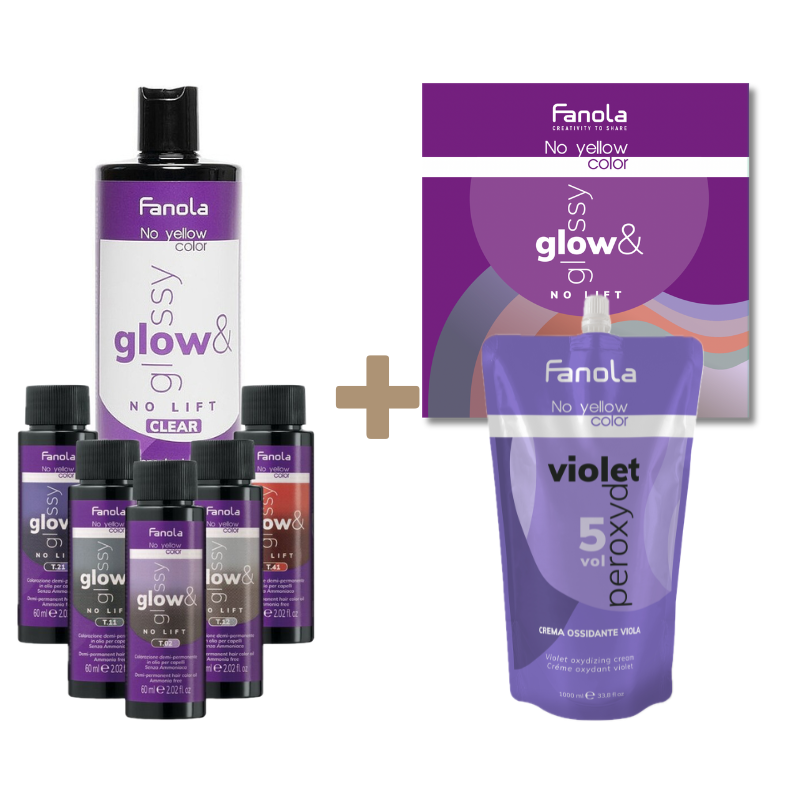 Fanola Glow Glossy akciós csomag #1