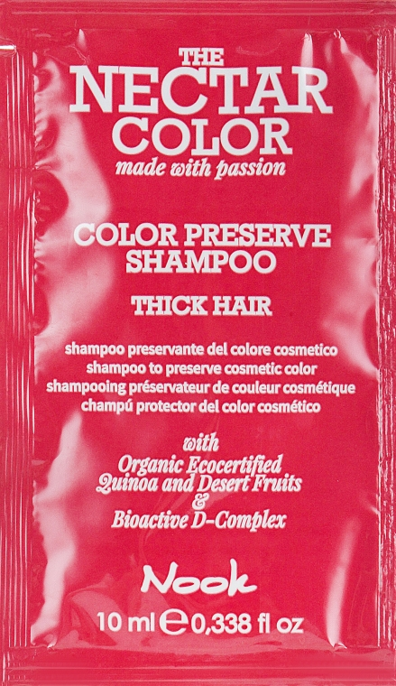 Nook Nectar Color Preserve színmegőrző sampon 10ml termékminta
